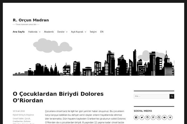 Twenty Sixteen theme site design template sample