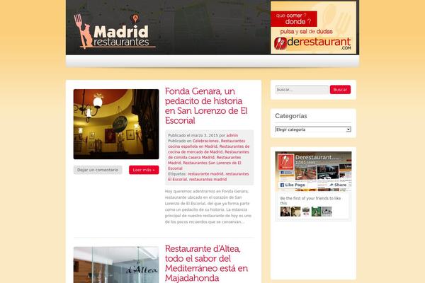 madrid-restaurantes.com site used Madrid-restaurantes