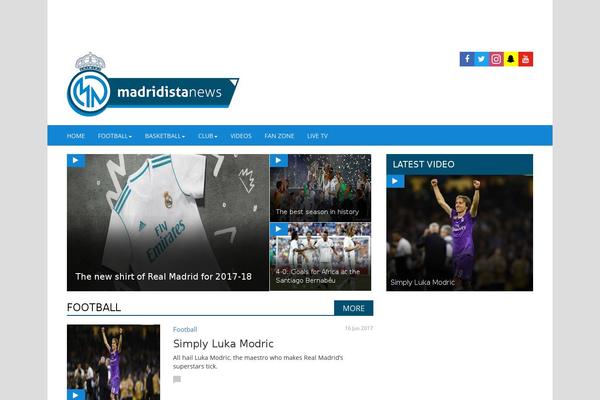 madridistanews.com site used Madridista