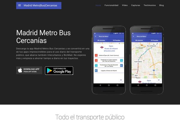 WordPress website example screenshot