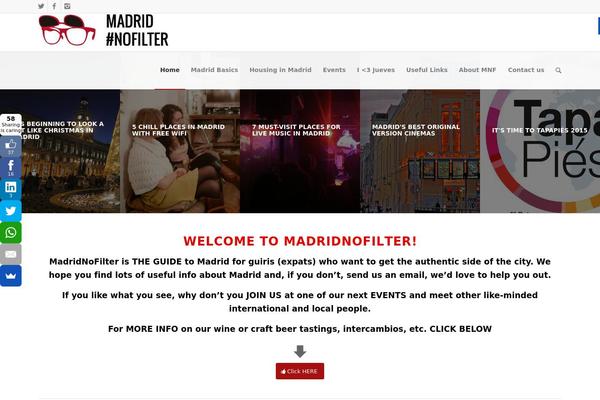 Enfold theme site design template sample