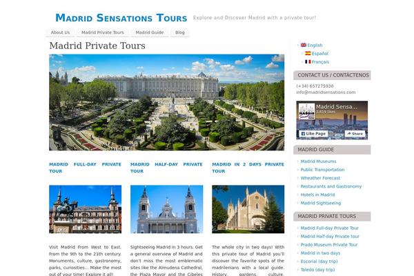 WordPress website example screenshot