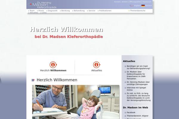 WordPress website example screenshot