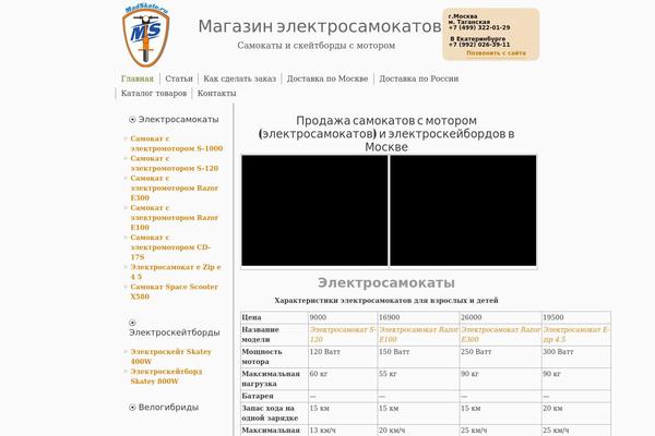 madskate.ru site used Madskate3