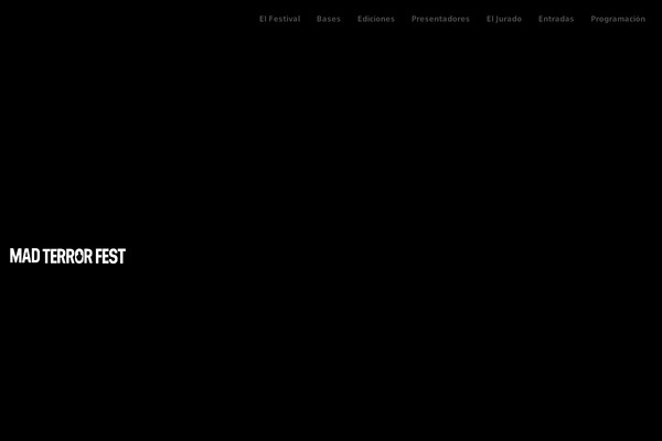 madterrorfest.com site used Madterrorfest-theme