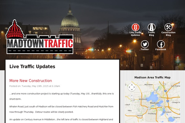 madtowntraffic.com site used Madisontraffic