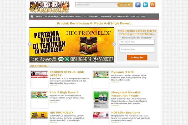 Bisnis theme site design template sample