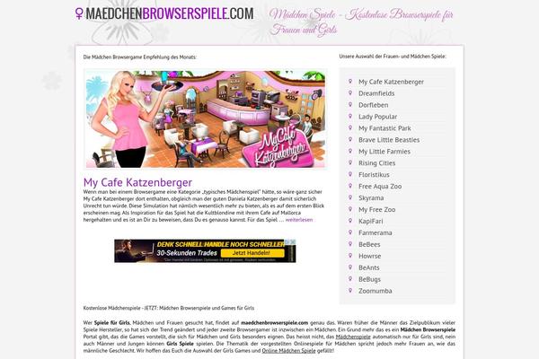 maedchenbrowserspiele.com site used Madenspiele