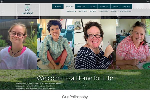 WordPress website example screenshot