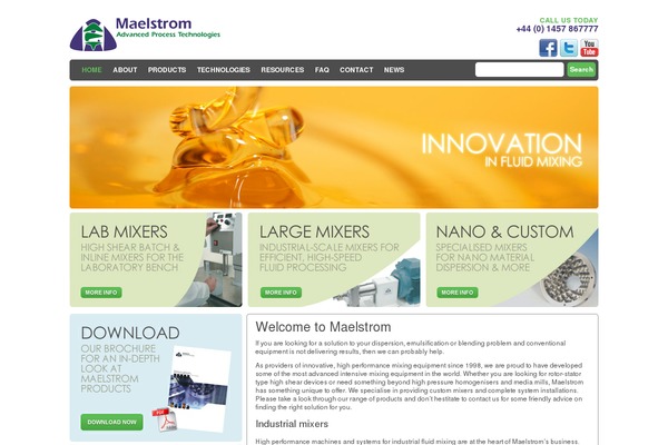 maelstrom theme websites examples