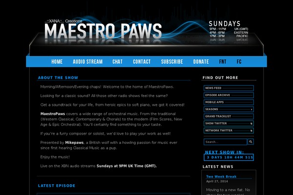 maestropaws.com site used Xbn