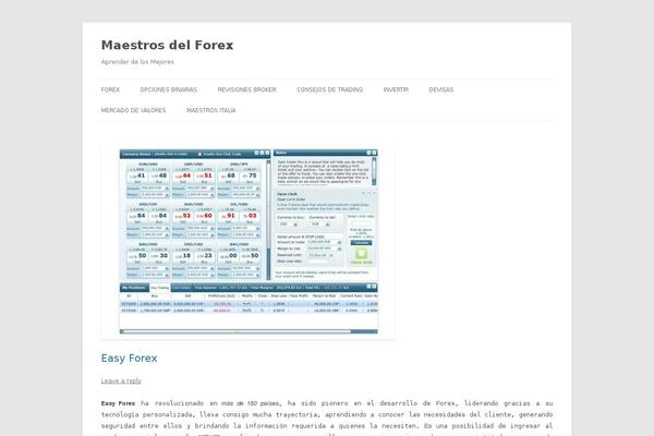 Twenty Twelve theme site design template sample
