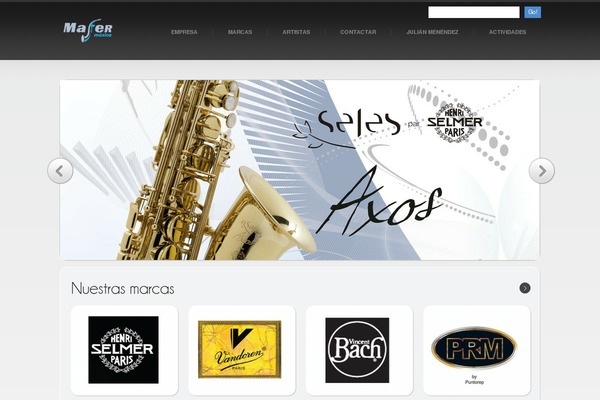 mafermusica.com site used Theme1319