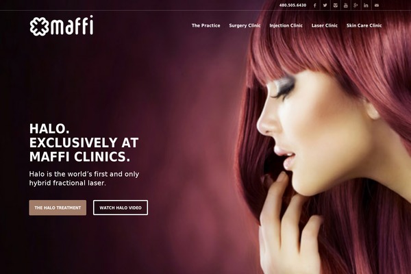 Enfold theme site design template sample
