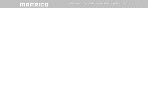 mafrico.com site used Meelo-wp