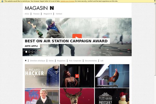 magasin-n.com site used Air-theme