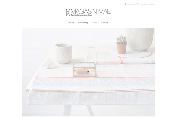 Mae theme site design template sample