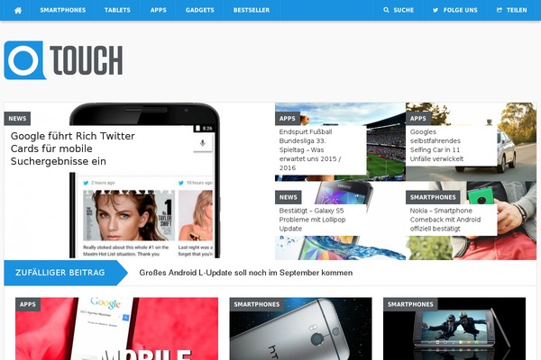 magazin-touch.de site used Newsup