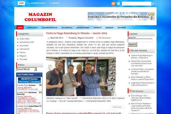 magazincolumbofil.ro site used Wpmatrix