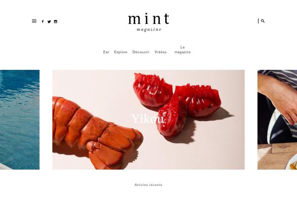 magazine-mint.fr site used Mint