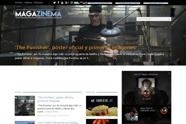 Site using Themezee-magazine-blocks plugin