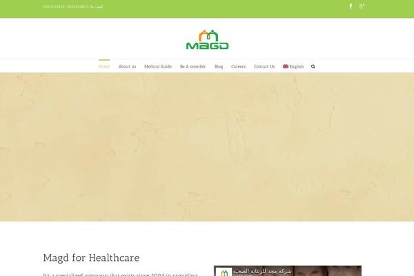 magd-eg.com site used Magd-theme
