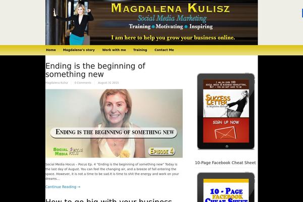 magdalenakulisz.com site used Optimizedpress