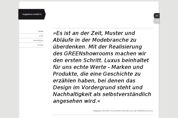 magdalenaschaffrin.com site used Magdalenaschaffrin