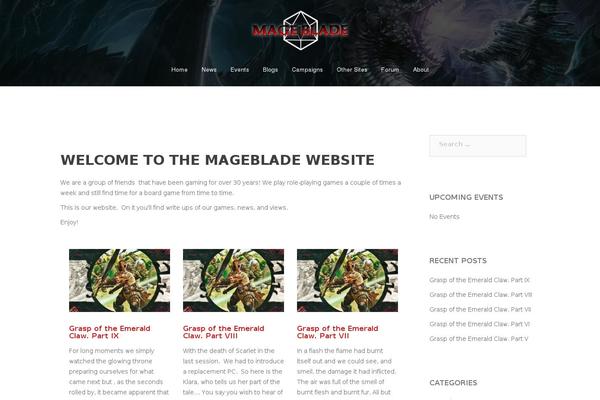 Sydney theme site design template sample