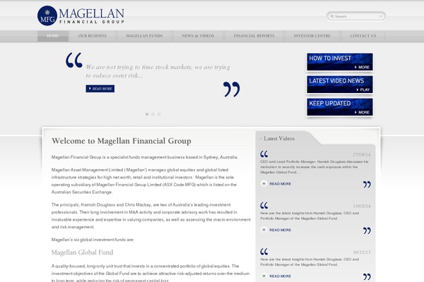 magellan theme websites examples