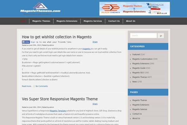 blogmagento theme websites examples