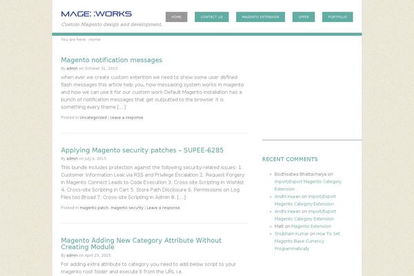 WordPress website example screenshot