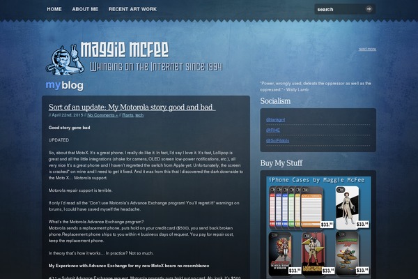maggiemcfee.com site used Irresistible