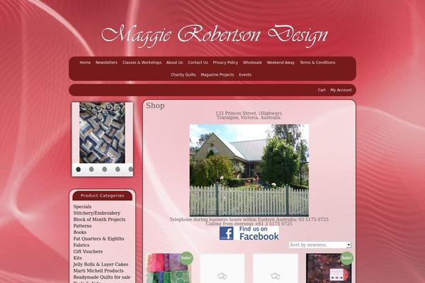 WordPress website example screenshot
