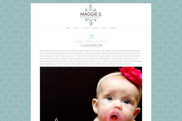 Blissful_blog theme site design template sample