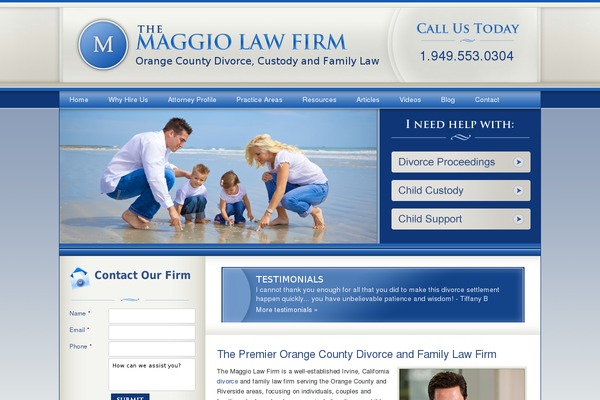 maggiolawfirm.com site used Maggio.new