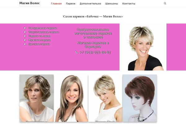 WordPress website example screenshot