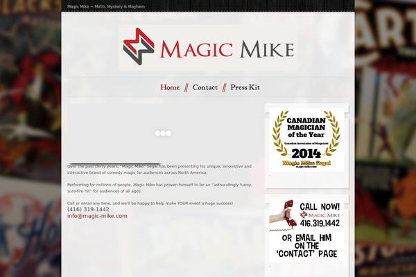 magic-mike.com site used Hipster