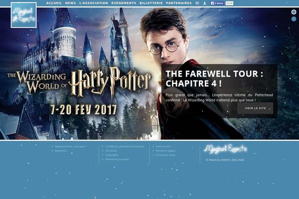 magicalevents.fr site used Magicalevents