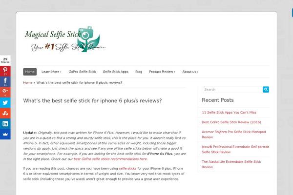 WordPress website example screenshot