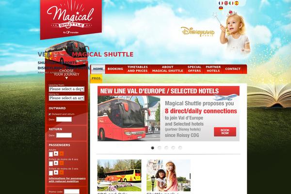 magicalshuttle.co.uk site used Bones-cua-4booking