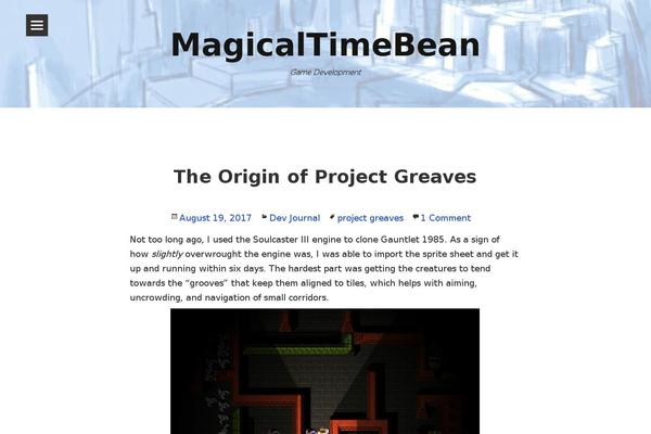 magicaltimebean.com site used Toko Online