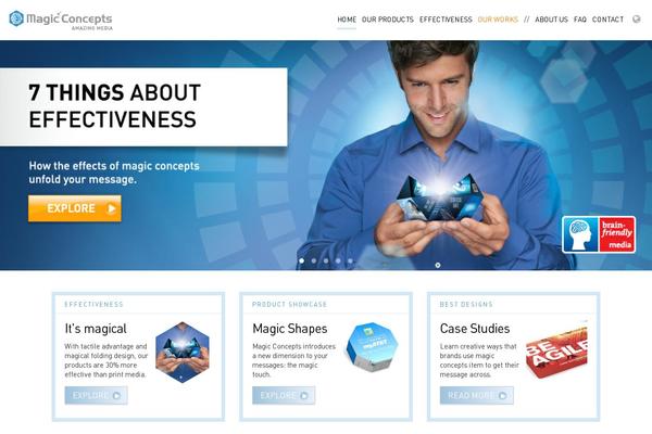 magicconcepts.net site used Magic-concept