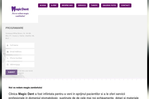 WordPress website example screenshot