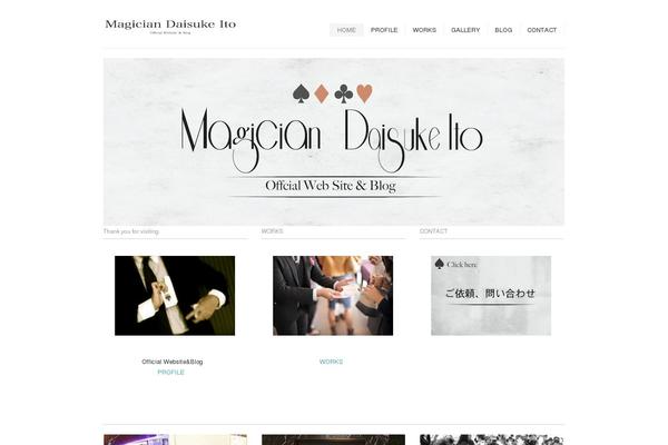 Blackdream theme site design template sample