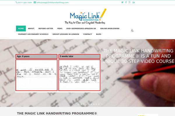 magiclinkhandwriting.com site used Magic-link