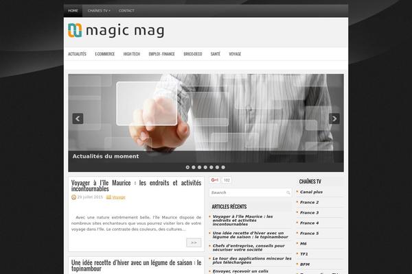 magicmag.fr site used Newsprompt