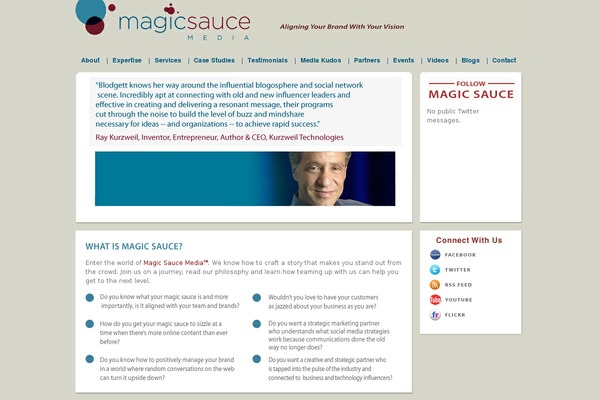 magicsaucemedia.com site used Magicsauce