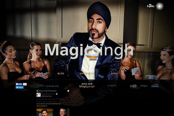 magicsingh.com site used Abracadabra