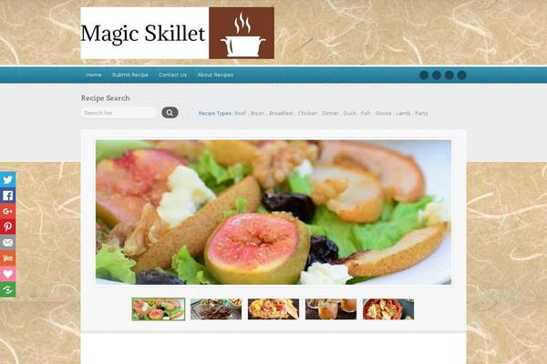 magicskillet.com site used Inspirythemes-food-recipes